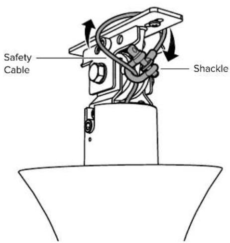 Big Ass Fans Haiku Indoor - Secure Safety Cable - 1
