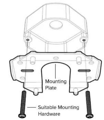 Big Ass Fans Haiku Indoor - Install Mounting Plate and Single Bracket - 2