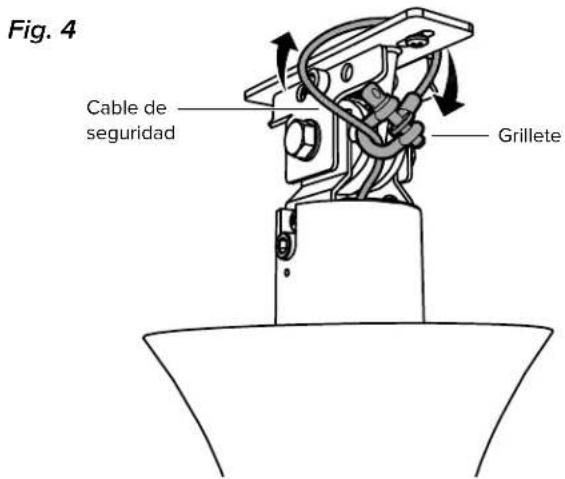 Big Ass Fans Haiku Indoor - Asegurar el cable de seguridad - 1