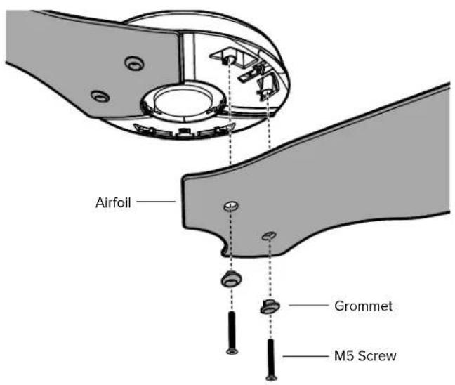 Big Ass Fans Haiku Indoor - Install Airfoils - 1