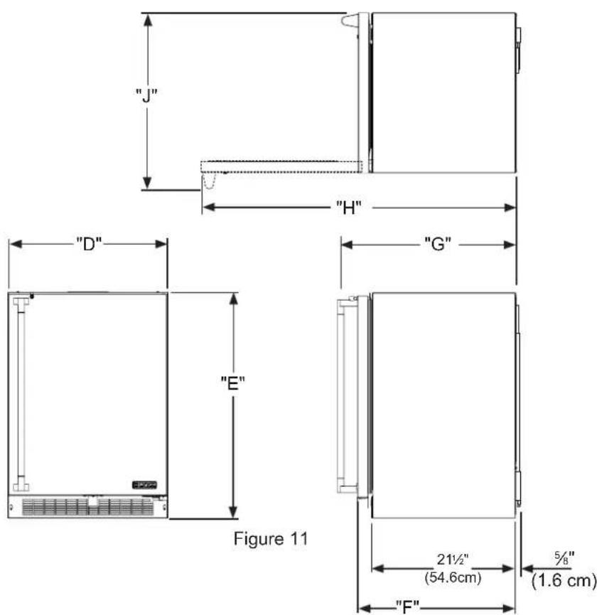 LYNX LM24REFCL - PRODUCT DIMENSIONS - 1
