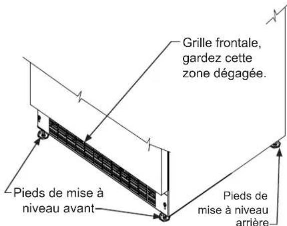 LYNX LM24DWR - Dégagements par rapport à l'armoire - 1