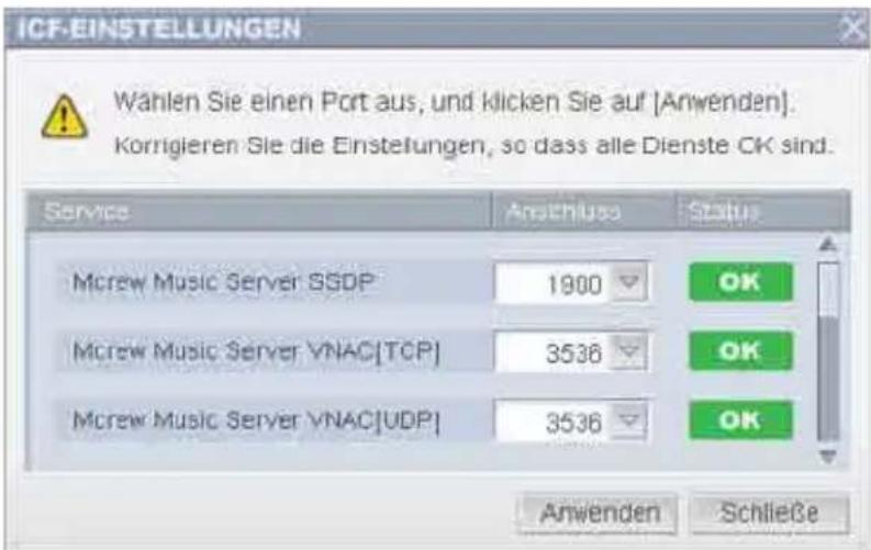 SONY CPFIX001 - Durchführung der ICF-Einstellungen - 1