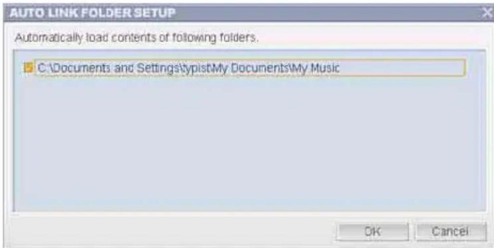 SONY CPFIX001 - Making the AUTO LINK FOLDER Settings - 1