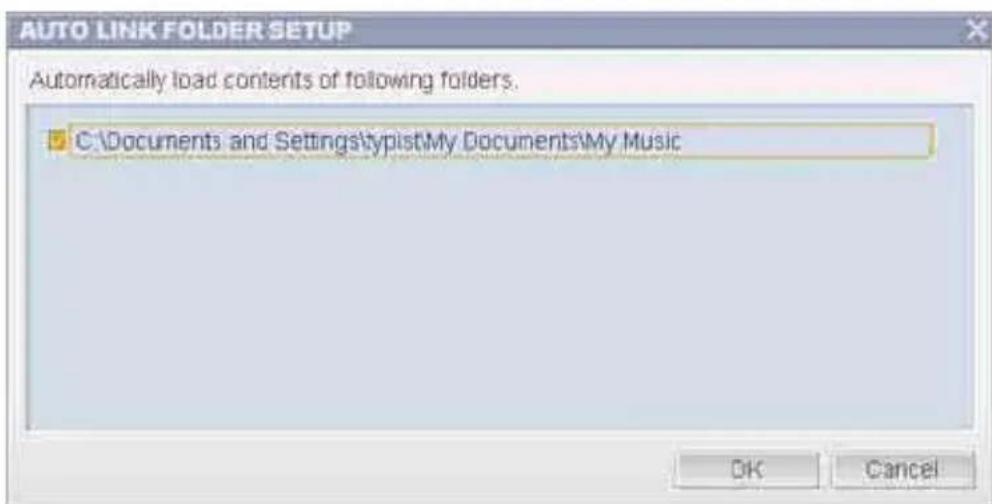 SONY CPFIX001 - Wprowadzanie ustawien AUTO LINK FOLDER - 1