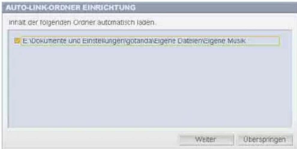SONY CPFIX001 - Durchführung der AUTO-LINK-ORDNER-Einstellungen - 1