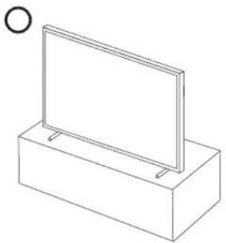 SAMSUNG UHD 65TU8000 - Voorzorgsmaatregelen bij de installatie van de tv met een voet - 1