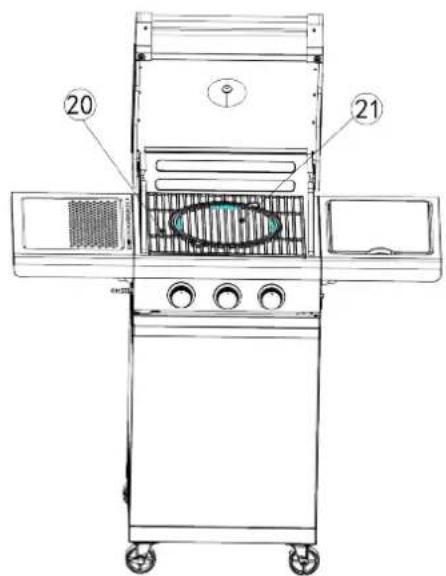 Patton BBQ Patio Pro Chef 2+ - 16 - 20