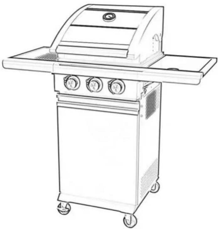 Patton BBQ Patio Pro Chef 2+ - OPERATING AND ASSEMBLY INSTRUCTIONS - 1