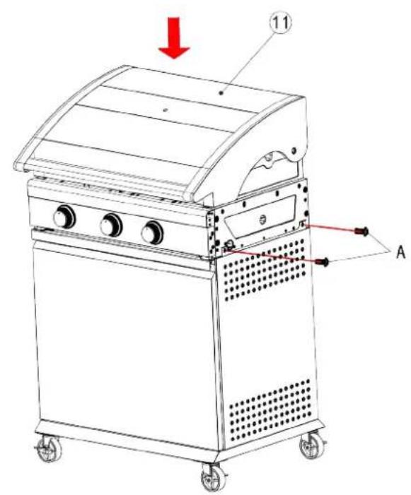 Patton BBQ Patio Pro Chef 2+ - MONTAGE PATIO CHEF 2+1 - 35