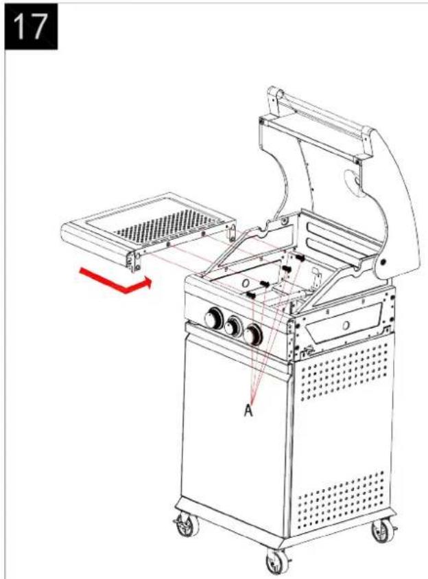 Patton BBQ Patio Pro Chef 2+ - MONTAGE PATIO CHEF 2+1 - 47