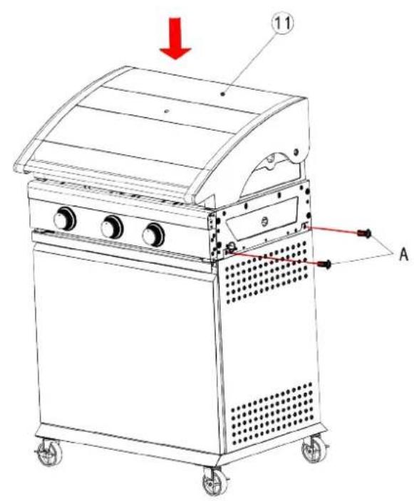 Patton BBQ Patio Pro Chef 2+ - MONTAGE VOOR DE PATIO CHEF 2+1 - 32