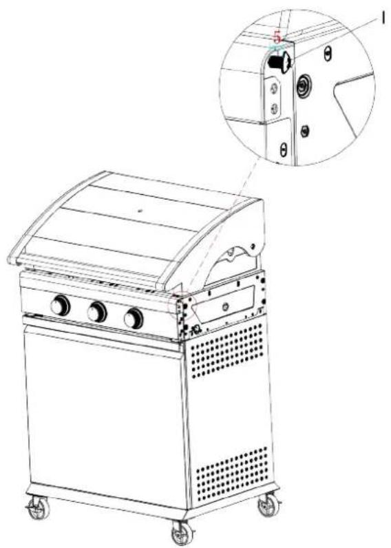 Patton BBQ Patio Pro Chef 2+ - MONTAGE VOOR DE PATIO CHEF 2+1 - 35