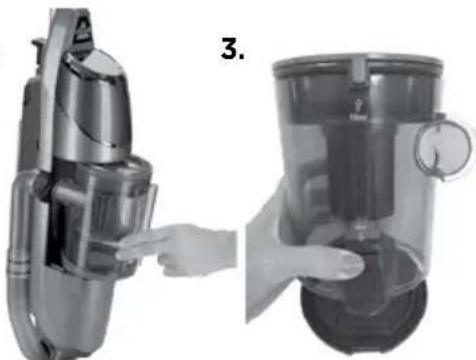 BISSELL Vac & Steam 1977N - Empty Dirt Tank - 1