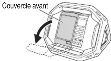 METABO UR 18DSAL - Ouvrez la zone de rangement d'appareil externe - 1