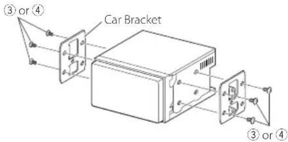 JVC KWM650BT - Installing the unit - 1