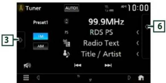 JVC KWM650BT - Utilisation de base de la radio - 3