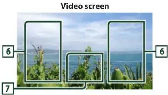 JVC KWM650BT - Function panel (Disc media only) - 1