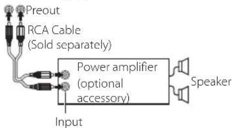 JVC KWM650BT - 3-way speaker system setup - 3