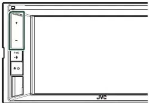 JVC KWM650BT - Adjusting the volume - 2