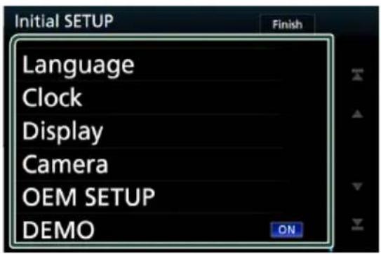 JVC KWM650BT - Set each item as follows. - 1