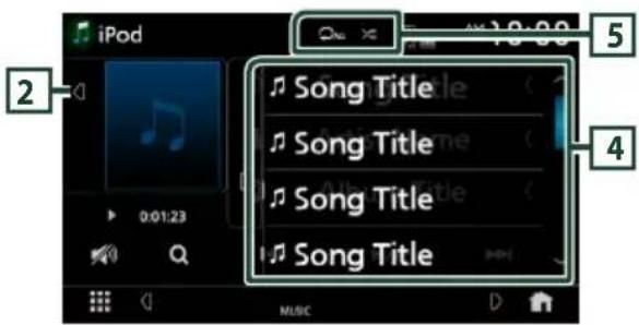 JVC KWM650BT - Connectable iPod/iPhone - 2