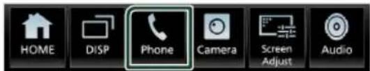 JVC KWM650BT - Appuyez sur [Phone]. - 1