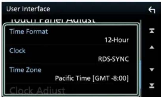 JVC KWV850BT - Calendar/clock settings - 4