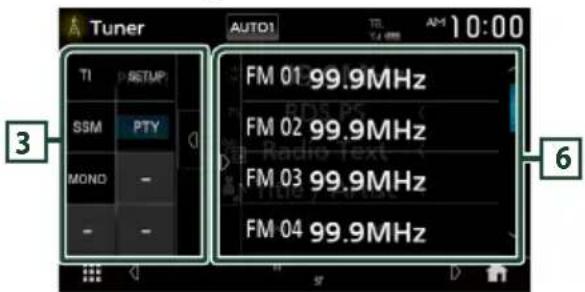 JVC KWV850BT - Tuner Basic Operation - 2