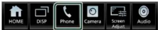 JVC KWV850BT - Appuyez sur [Phone]. - 1