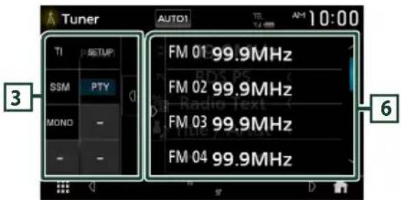 JVC KWV850BT - Utilisation de base de la radio - 2