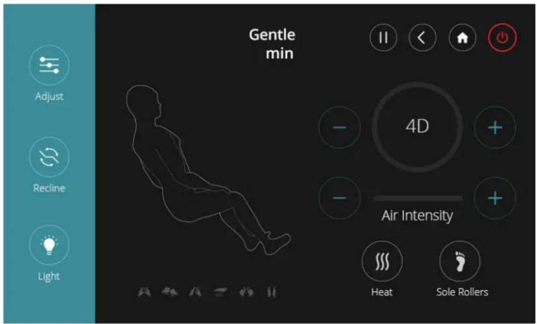 Cozzia Qi SE - Pre-Programed Massage Interface - 1