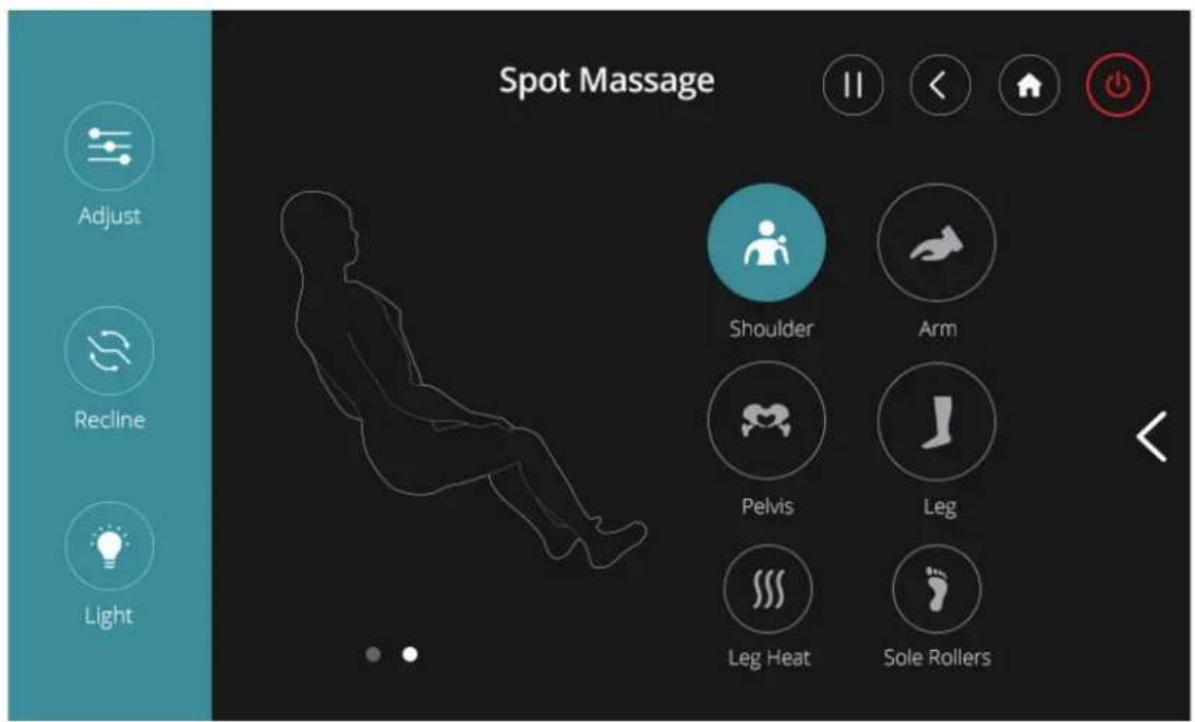 Cozzia Qi SE - Spot Massage Interface 2 - 1