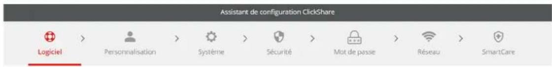 Barco ClickShare CX30 - Bienvenue dans l'assistant de configuration clickshare - 2