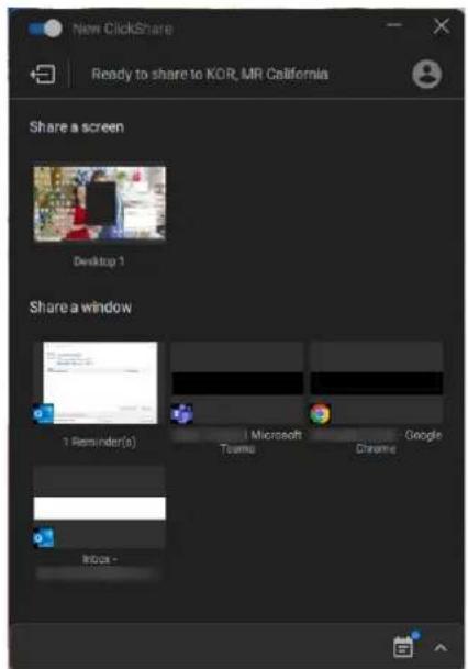 Barco ClickShare CX20 - Cliquez sur la salle de réunion souhaitée. - 2