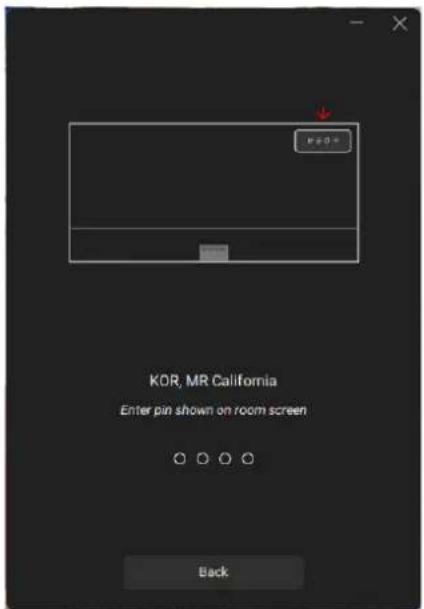 Barco ClickShare CX20 - Cliquez sur la salle de réunion souhaitée. - 1
