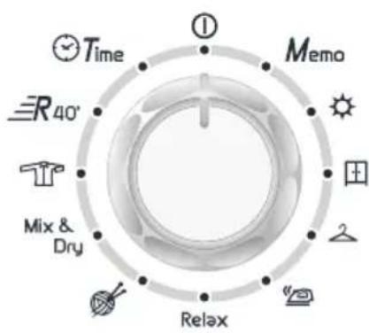 HOOVER DYC 9913AXXS - SELEZIONE DEL PROGRAMMA - 1