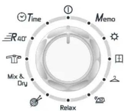HOOVER DYC 9913AXXS - VÄLJA PROGRAM - 1