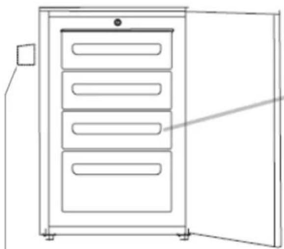 HOOVER HFZE 5485 B - PANNEAU DE CONTROLE - 2
