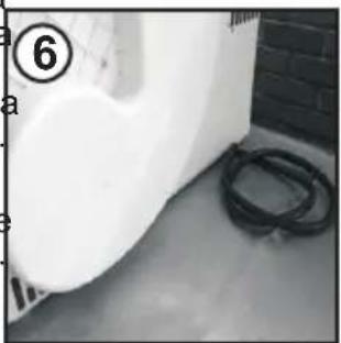 HOOVER DXW H8A3TCEXS - Coloque a mangueira como demonstrado: - 6