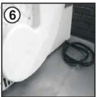 HOOVER DXW H8A3TCEXS - Ajuste la manguera como se indica: - 6