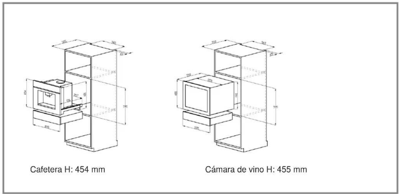 HOOVER HPWD 1402 N - Dimensiones de empotrado - 2