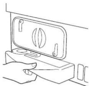 HOOVER HNC 260SY - To remove the container - 2