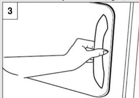 HOOVER HDV 60 SY - Opening the door - 1