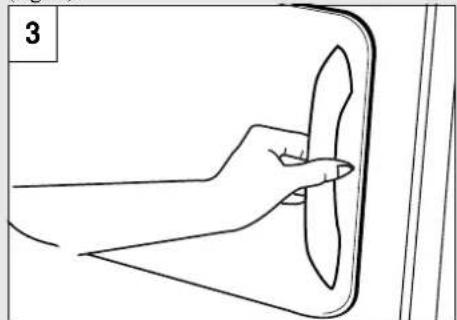 HOOVER HDV 60 SY - Ouverture de la porte - 1