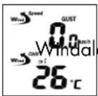 AURIOL IAN 303756 - Windalarm en Wind Chillalarm in- en uitschakelen - 1
