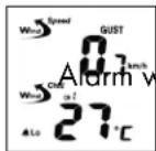 AURIOL IAN 303756 - Zapnutí a vypnutí alarmu větru a alarmu wind chill - 3