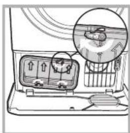 INDESIT IDCE 745 (EU) - Condensor - Het isoodzakelijk het stofuit de condensor te halen doe dit elke week. - 4