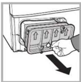 INDESIT IDCE 745 (EU) - Condensor - Het isoodzakelijk het stofuit de condensor te halen doe dit elke week. - 2