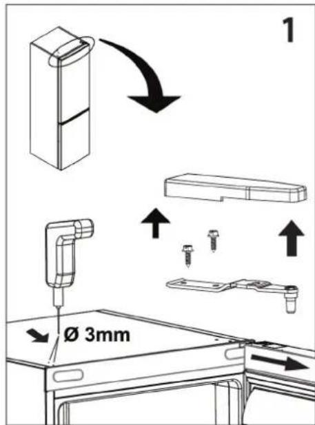 INDESIT LI8 FF2I W - Temperatura anumitor parti externe ale frigiderului este ridicata - 1
